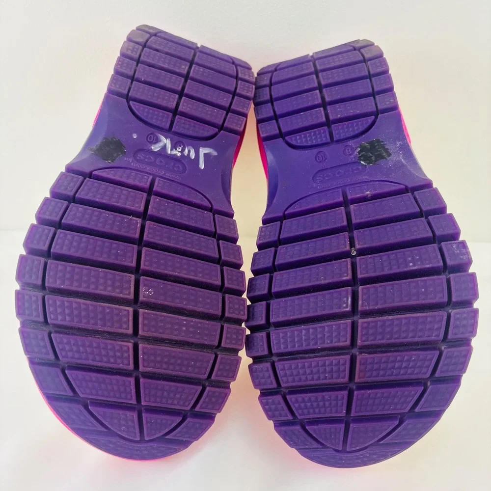 Crocs Classic Mega Crush Sandal High Heel Limited Edition Pink Purple W10 | M8